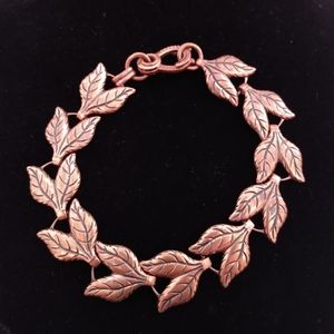 Copper Leaf Bracelet